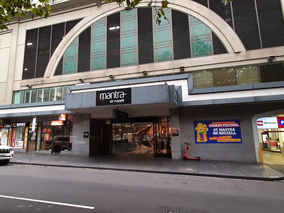 Exterior of Mantra on Russell in Melbourne